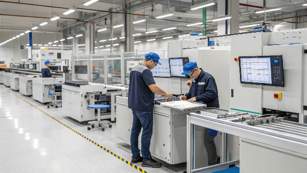 Organized Manufacturing Cell with Quick Mold Change System