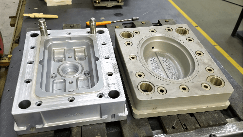 Image highlighting the mold core