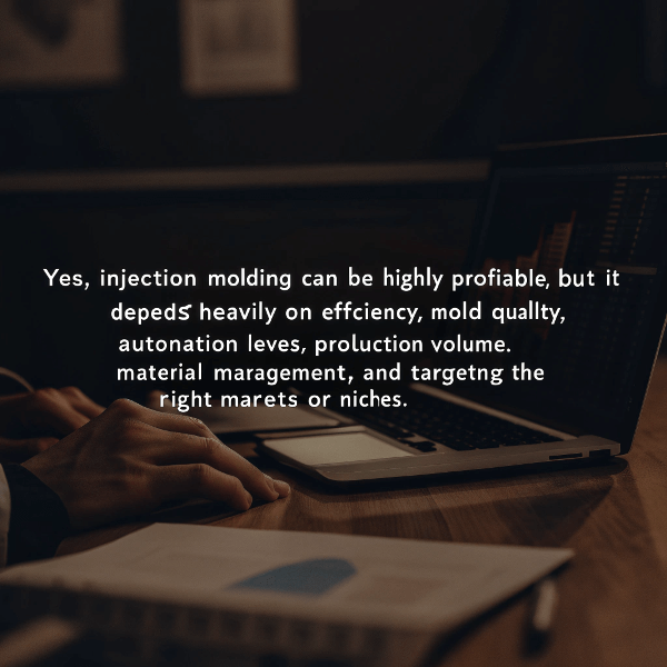 Photo representing business success - perhaps stacks of molded parts or a graph