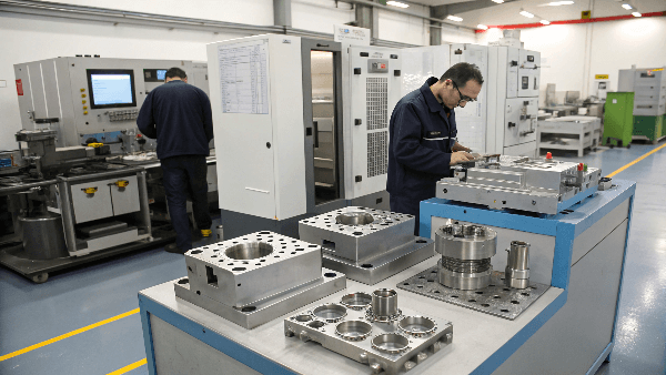 High-precision injection mold tool open