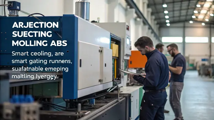 High-precision injection mold with efficient cooling