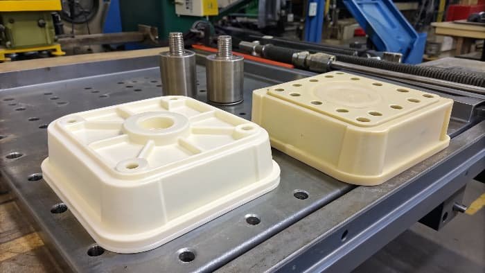 Injection molding machine control panel