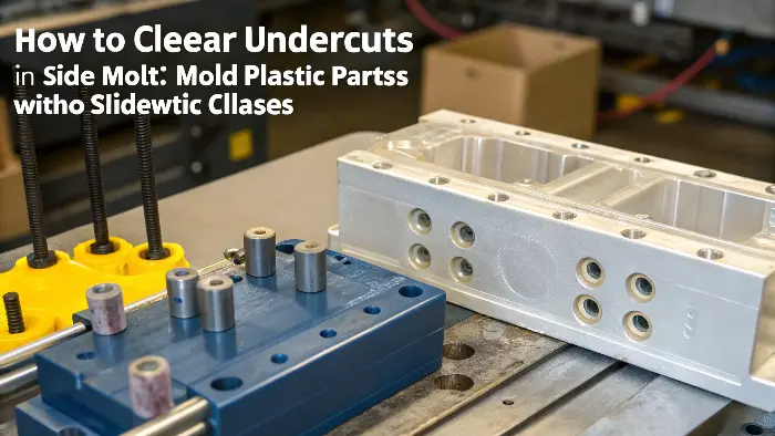 injection mold with slider mechanism for undercuts