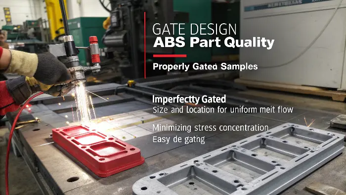 Different types of gates in injection molds