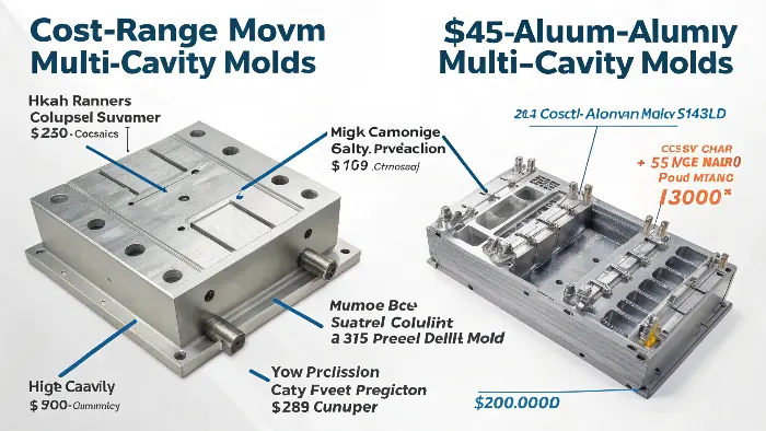Example of a complex multi-cavity mold base