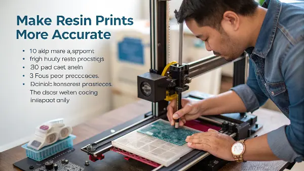 A checklist of steps for improving resin print accuracy