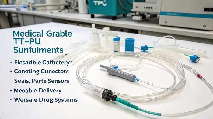 Medical grade TPU catheters and tubing