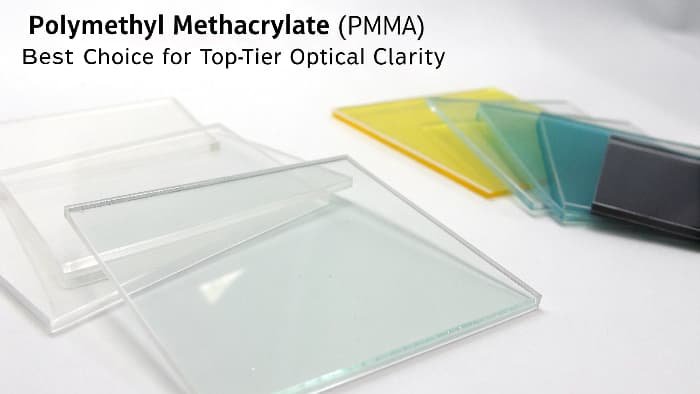 Comparison of different clear plastic samples