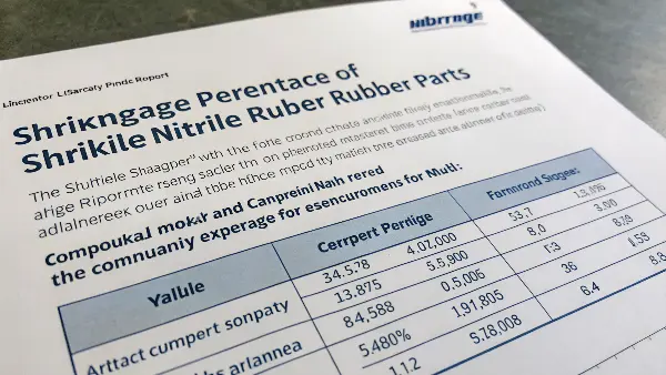 various nitrile rubber o-rings and seals