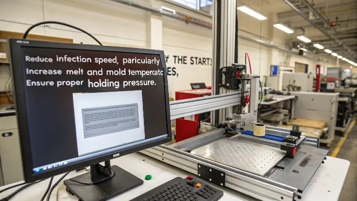 Injection molding machine control panel
