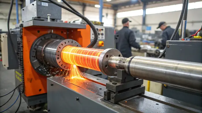 plastic melting process in injection molding machine