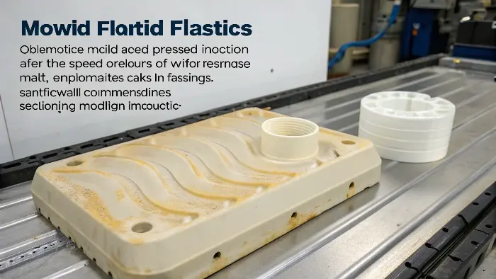 preventing flow lines in plastic parts