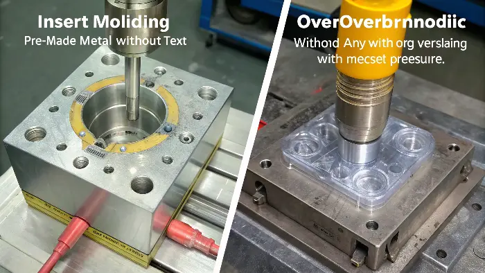 Insert molding vs overmolding comparison