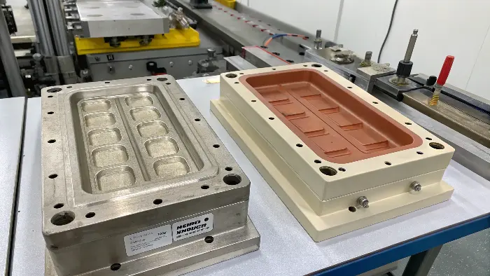 alt text: Illustrating the 2K molding process