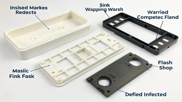 Examples of common injection molding defects
