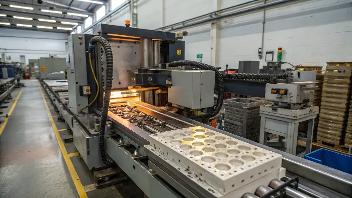 An overview of an injection mold's components