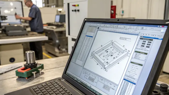 A 3D CAD model of a mold with analysis overlays