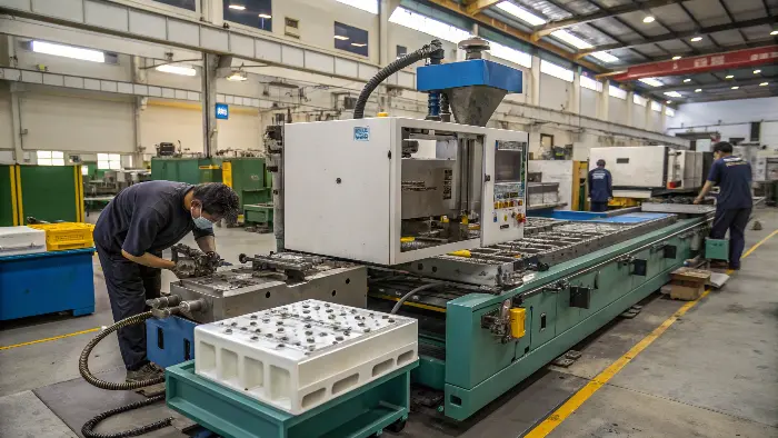 detailed injection mold design components
