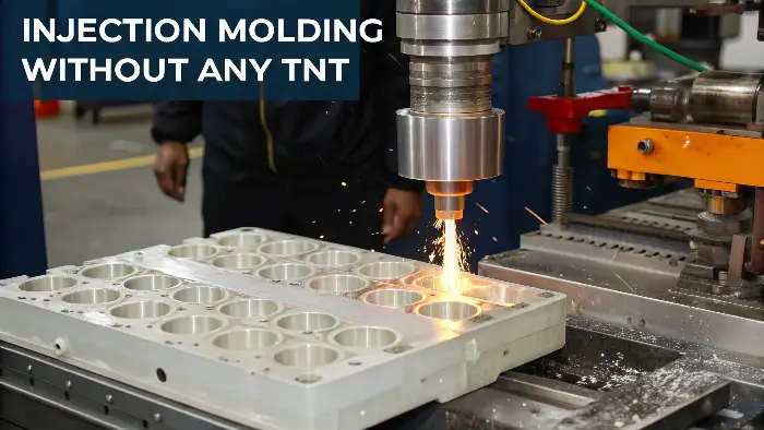 A collage of various injection molded products