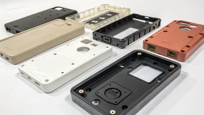Various plastic pellets used for injection molding electronics