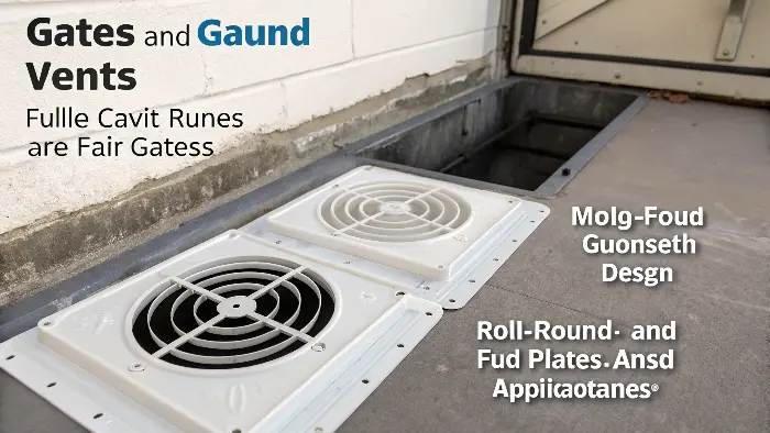 Diagram showing plastic flow through a runner and gate into a mold cavity