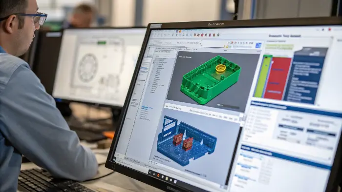 Logos of popular mold flow analysis software like Autodesk Moldflow, Moldex3D, and SolidWorks Plastics