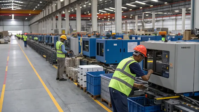 A graph comparing manufacturing labor costs in China, Vietnam, India, and Mexico.