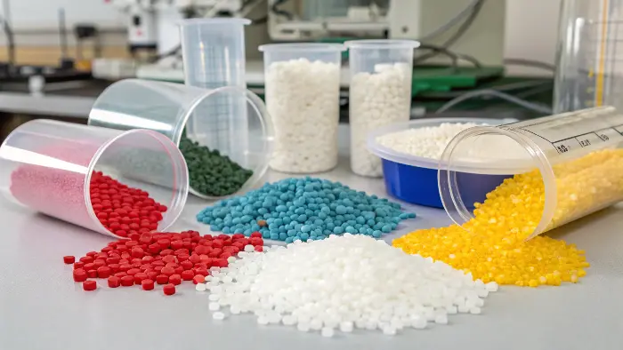 Various plastic resins suitable for thin wall molding