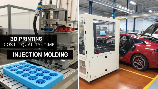 3D Printing vs Injection Molding Automotive