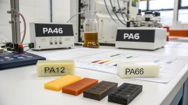 Specialty Nylon Engineering Plastics An array of specialty engineering plastic parts for high-performance applications