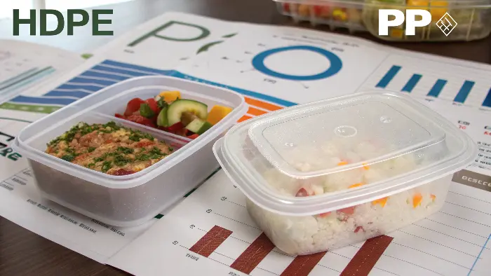 HDPE and PP plastic pellets for food containers