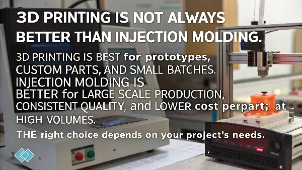 3D Printing vs Injection Molding Comparison 3D Printing vs Injection Molding Comparison