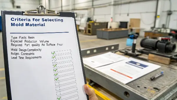 An engineer inspecting a mold cavity with a caliper
