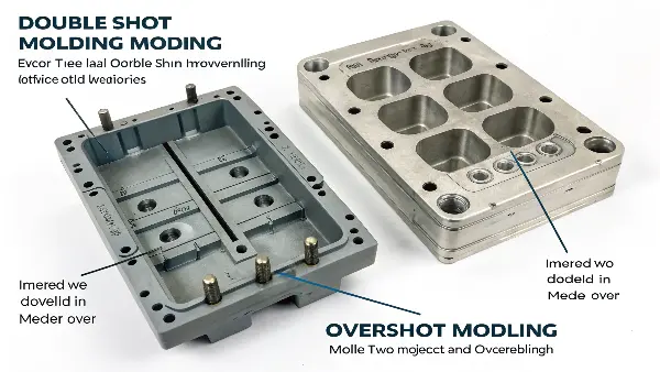 Double shot vs overmold
