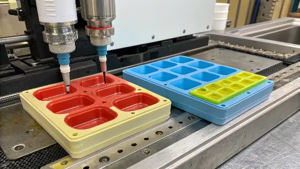 Twin shot moulding process