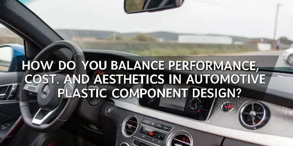 A sleek car dashboard highlighting the seamless integration of various plastic components.