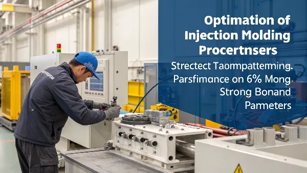 Injection molding machine operator adjusting process parameters on the control screen