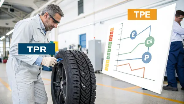 Close-up of a power drill with a black TPR soft-touch grip