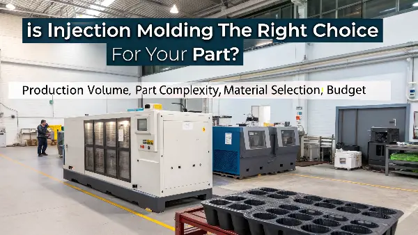 A factory floor with multiple injection molding machines running.