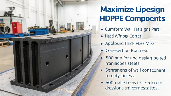 Plastic Part Design Principles A CAD drawing showing the correct use of radii and ribs on a plastic part.