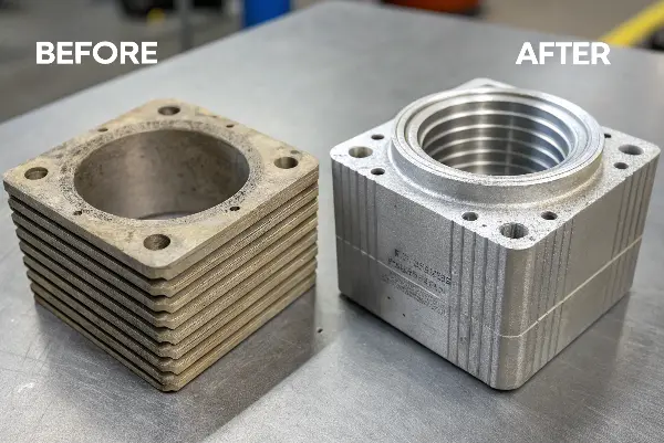 Annealing 3D Printed Part An FDM part being annealed in a convection oven to improve its strength.