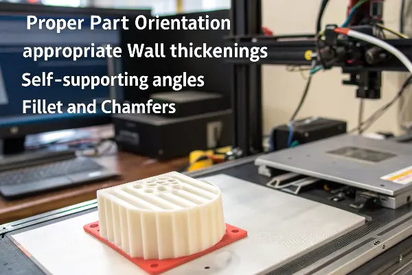 A detailed 3D printed prototype with minimal support marks.