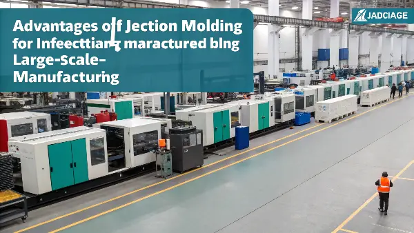 Chart comparing cost-per-part for injection molding vs. other methods