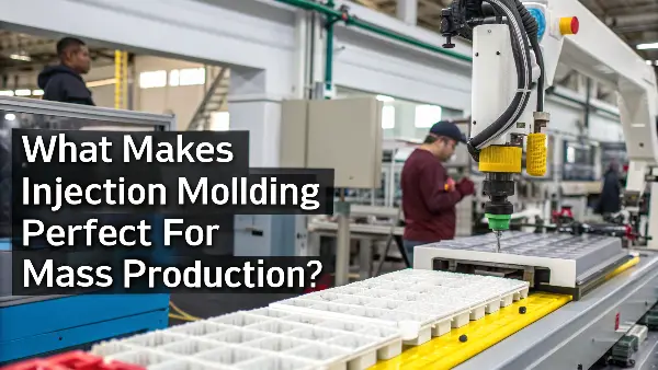 A large-scale injection molding facility with multiple machines in operation.