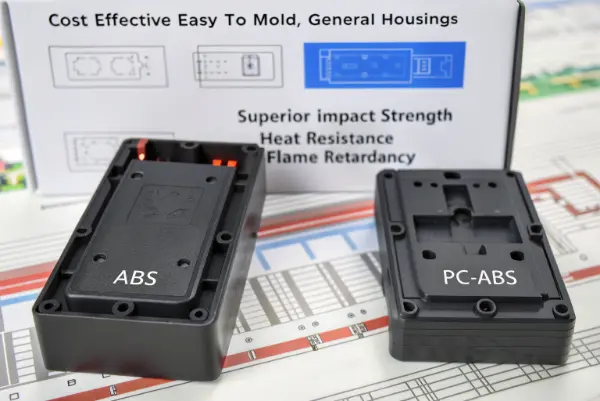 ABS vs PC/ABS pellets comparison