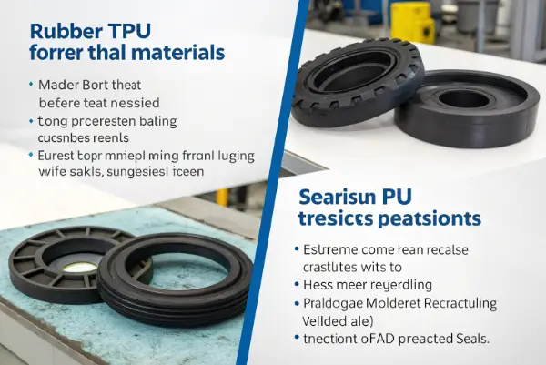 Rubber vs TPU comparison chart
