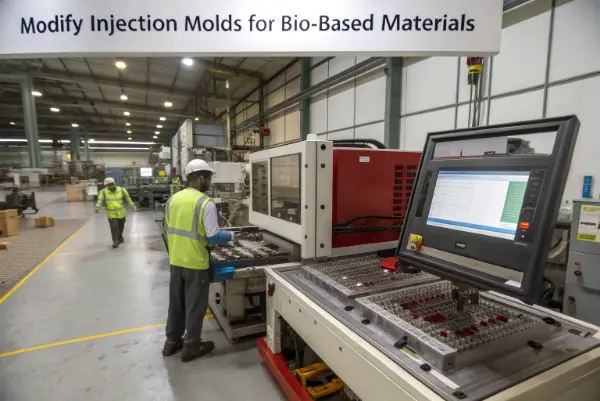 Modifying injection molds bio plastics