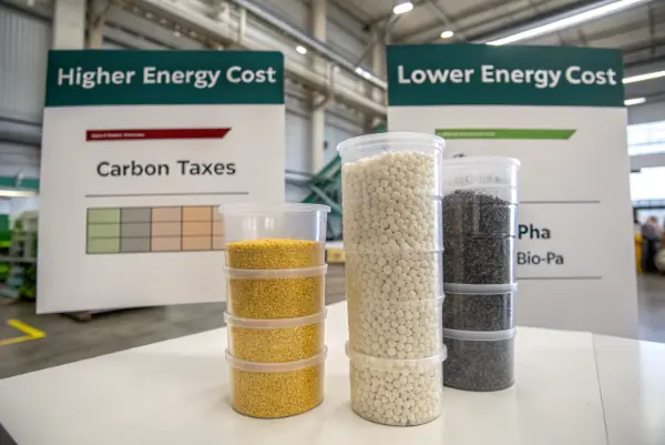 Comparing molding costs cost of biomaterials vs traditional plastics